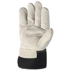Wells Lamont - 5130M-NEW - M Split Cowhide Leather Black/Brown Gloves