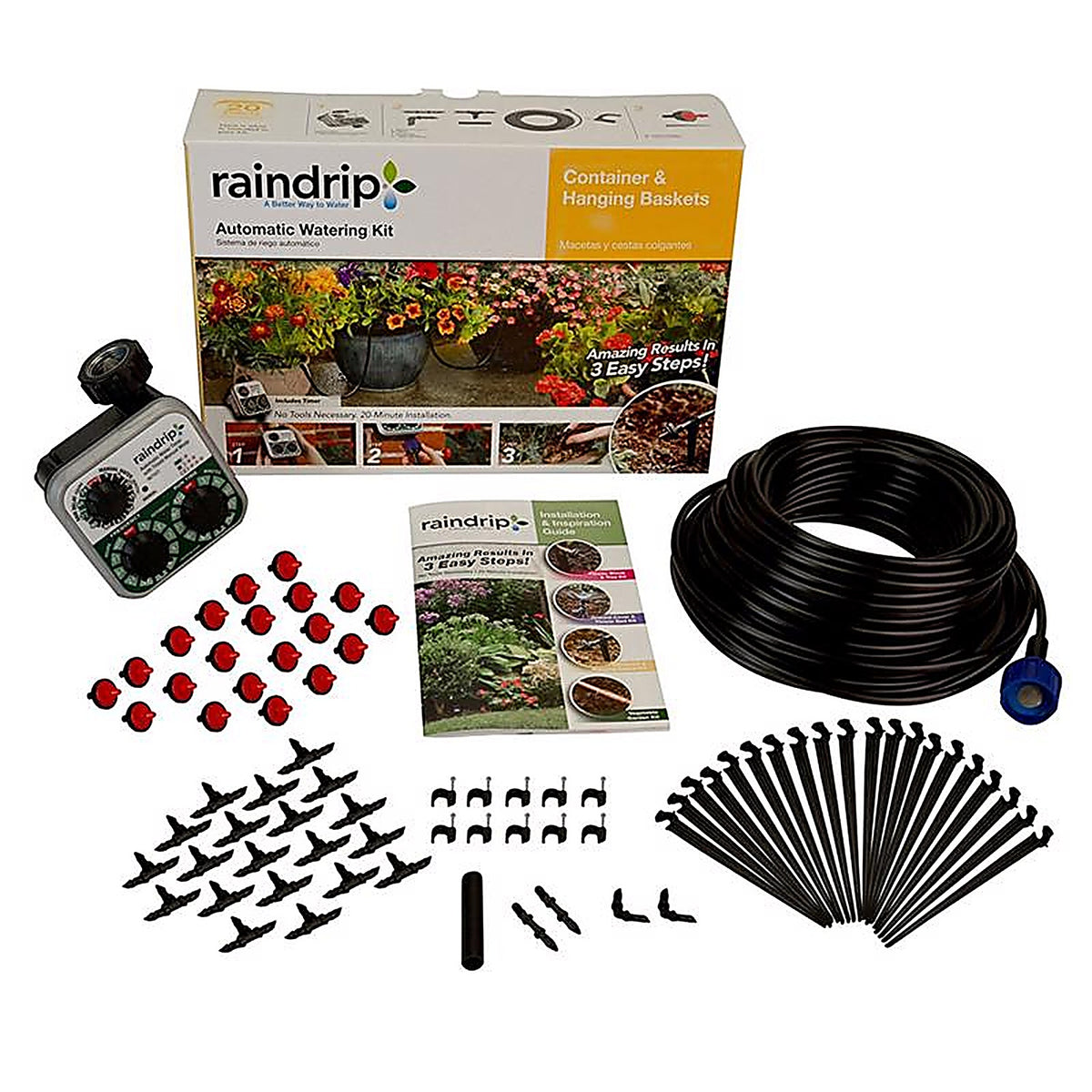 Raindrip - R560DP - Drip Irrigation Plant Watering Kit