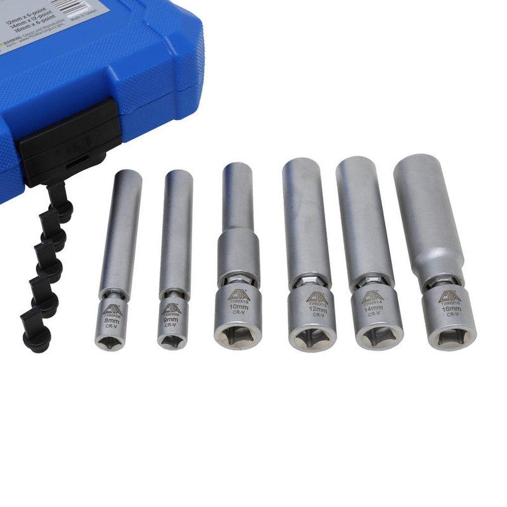 CTA - 7392 - 6 Pc. Spark Plug & Glow Plug Socket Set