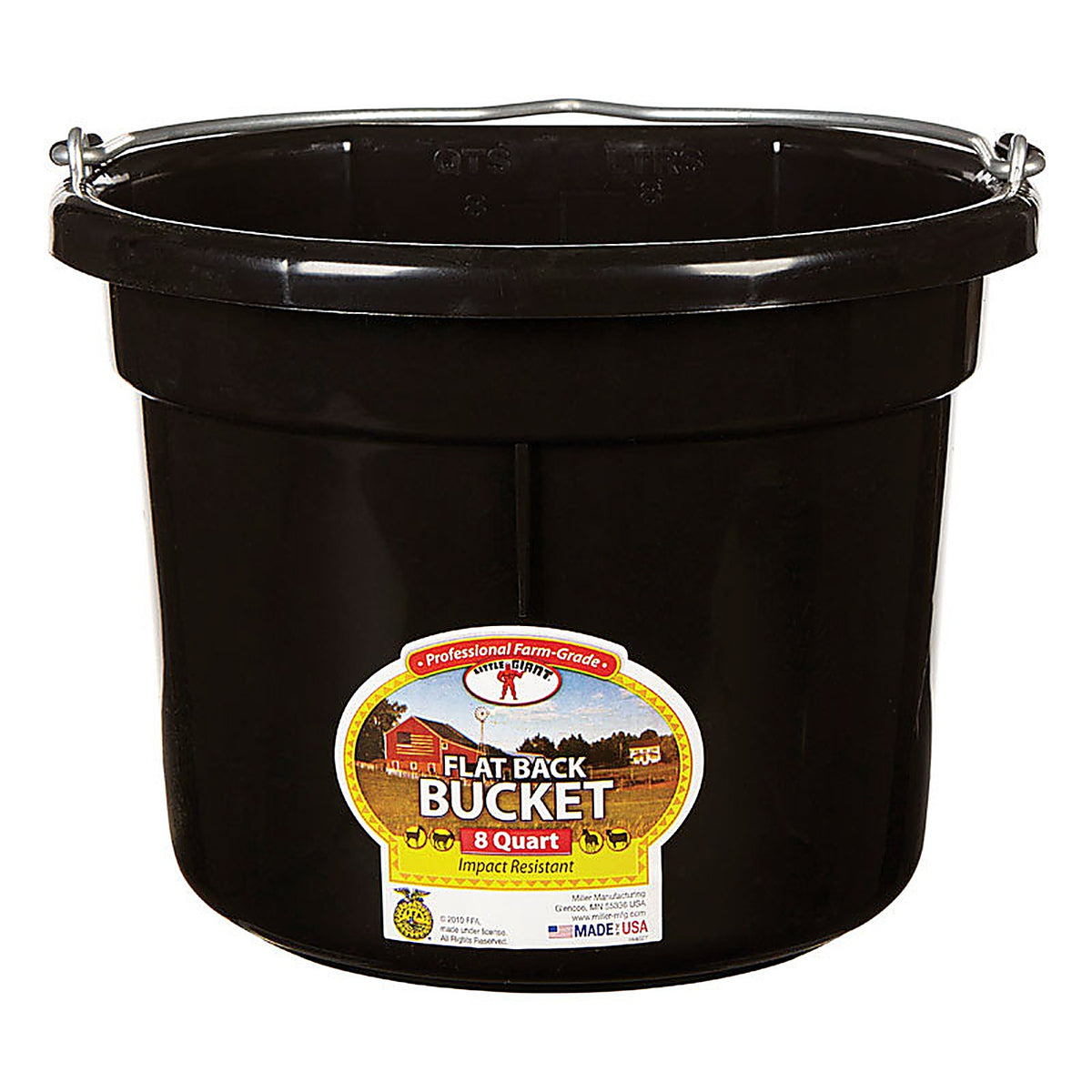 Little Giant - P8FBBLACK - 8 qt. Bucket Black