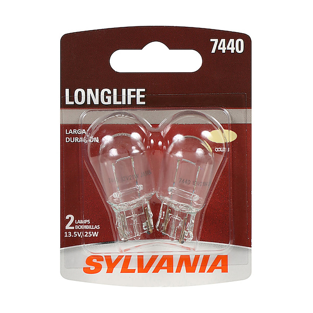 Sylvania - 7440LLBP2 - 7440 Long Life Mini Bulb, 2 Pack