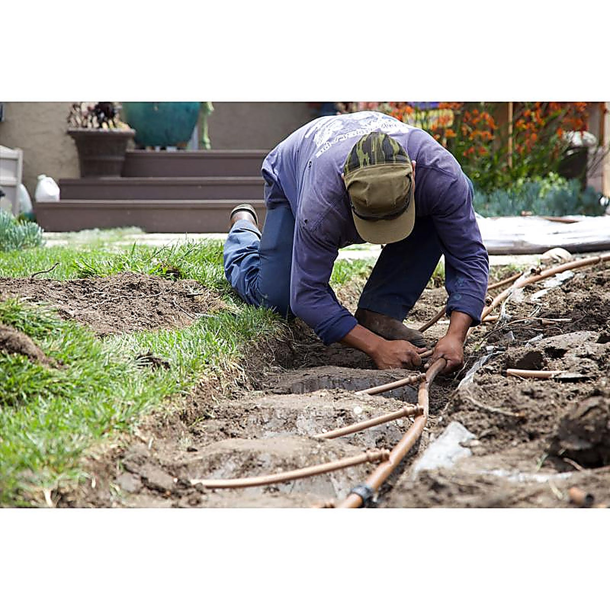 Rain Bird - ET256-50S - Plastic Drip Irrigation Emitter Tubing 1/4 in. Dia. x 50 ft. L