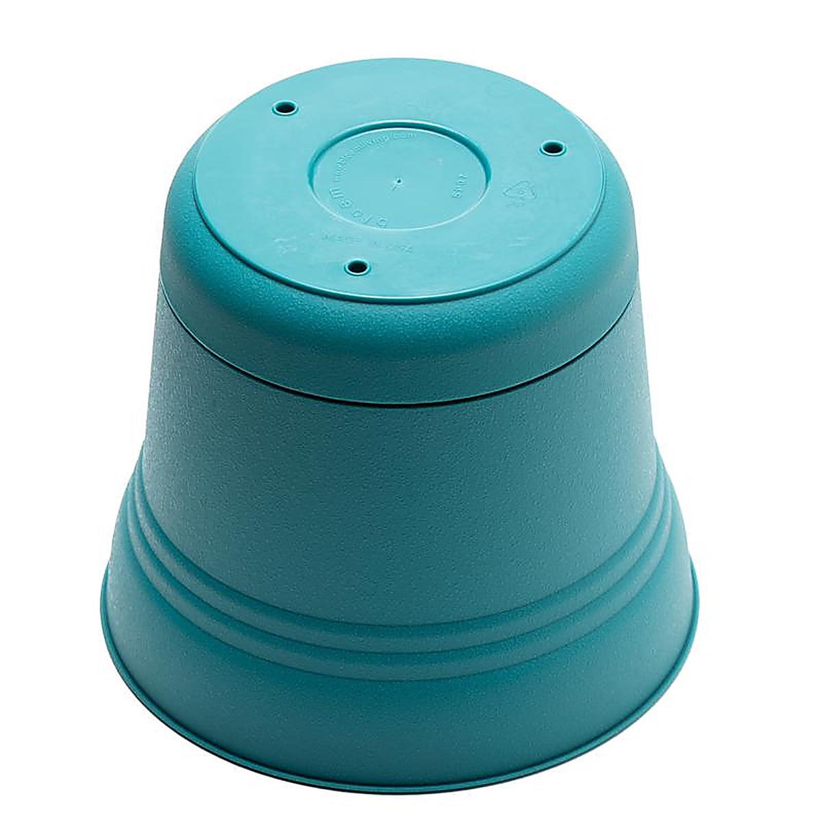 Bloem - SP1226 - 10.8 in. H x 12.3 in. Dia. Resin Planter Teal