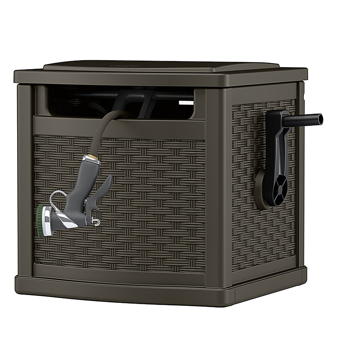 Suncast - PHW112 - Slide Trak 150 ft. Wheeled Hideaway Bronze Hose Reel