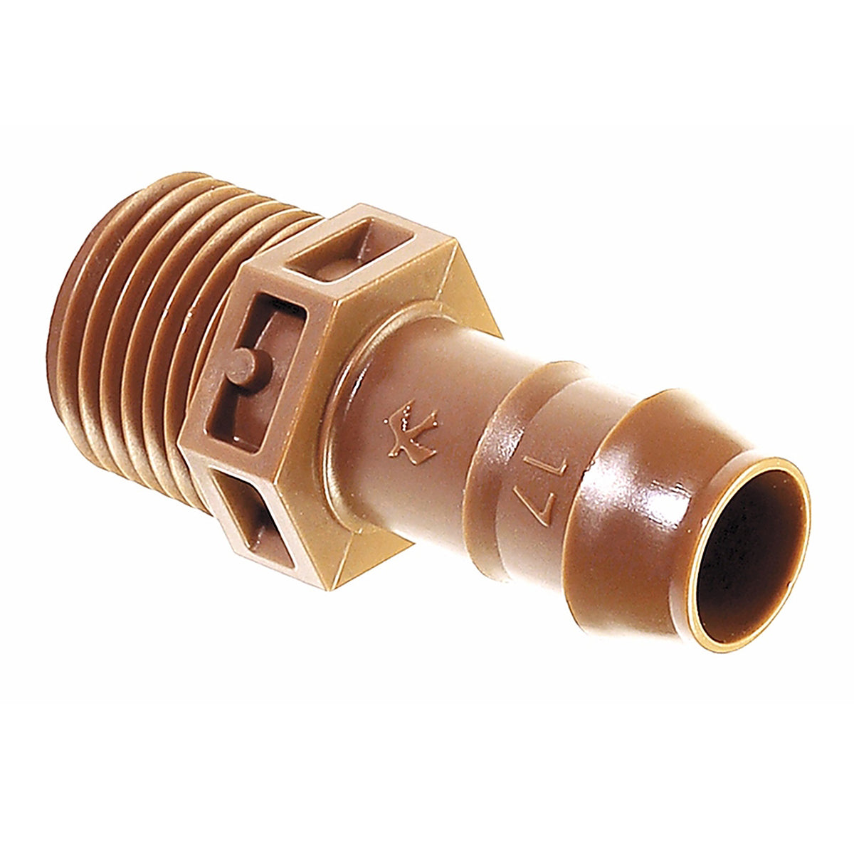 Rain Bird - BA-050MPS - 1/2 x 5/8 in. Barbed Drip Irrigation Adapter 1 pk