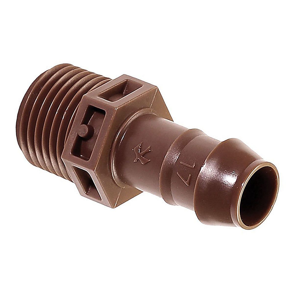 Rain Bird - BA-050MPS - 1/2 x 5/8 in. Barbed Drip Irrigation Adapter 1 pk
