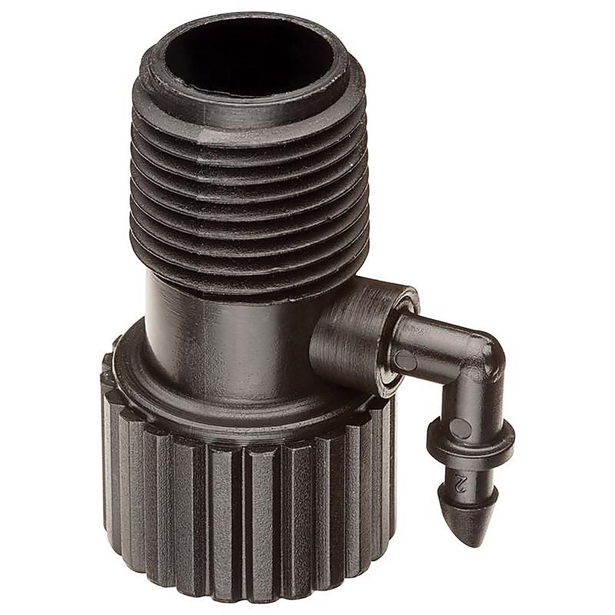 Rain Bird - RISMAN1S - 1/2 in. Barbed Drip Irrigation Adapter 1 pk