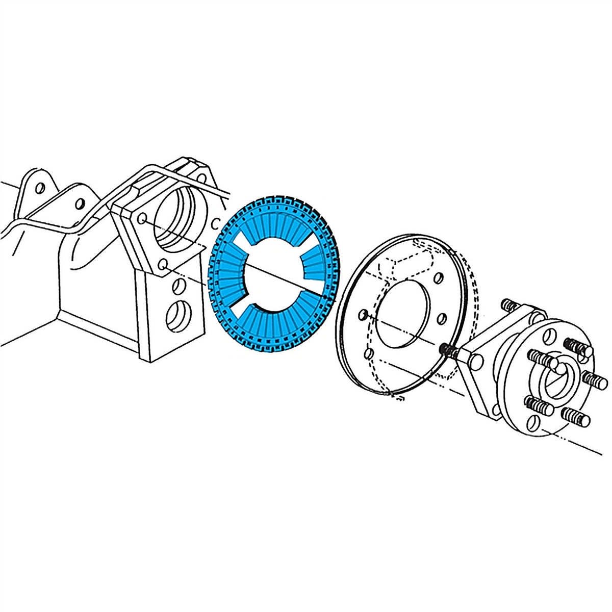 SPC - 75200 - Dual Angle Shim (Blue)