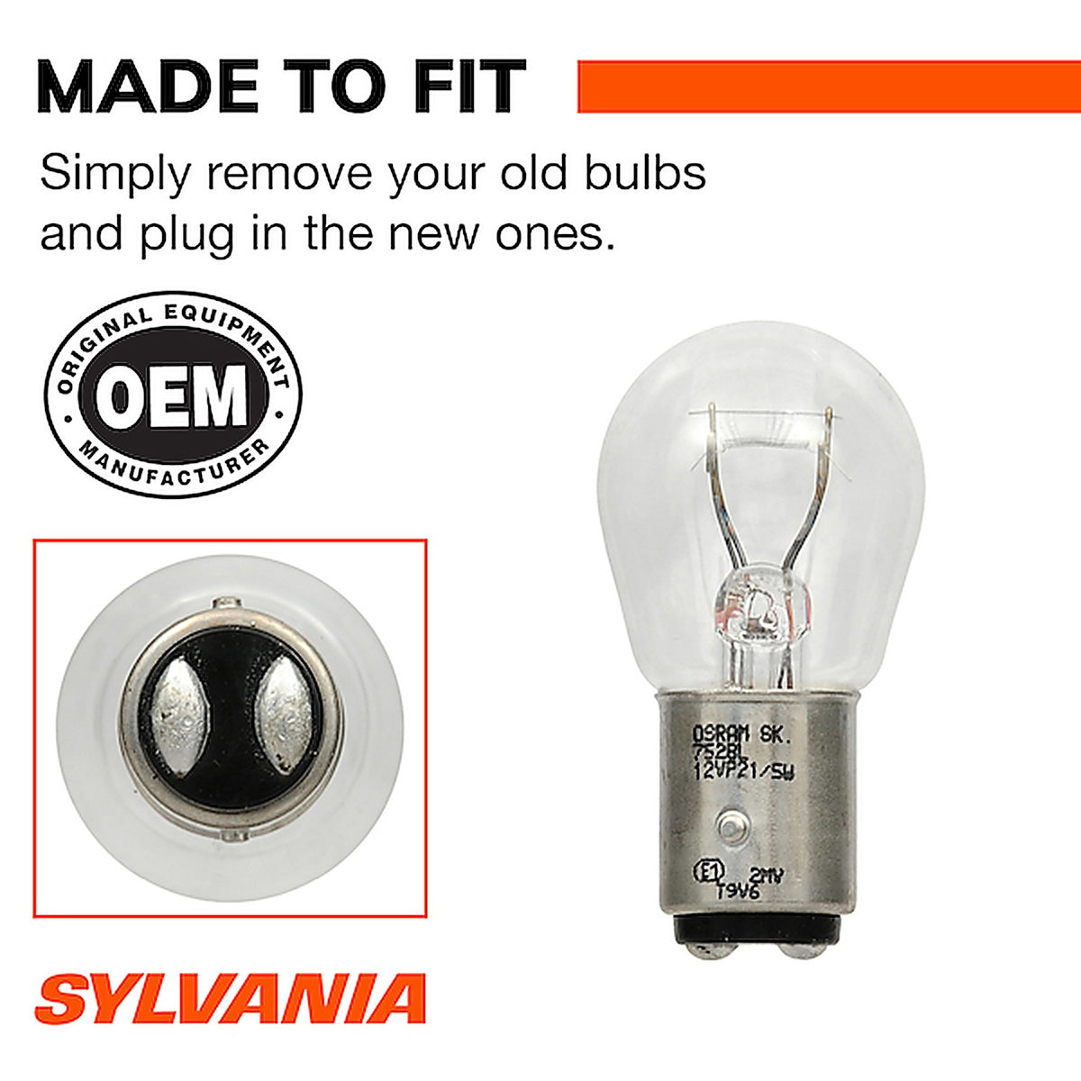Sylvania - 7528LLBP2 - 7528 Long Life Mini Bulb, 2 Pack