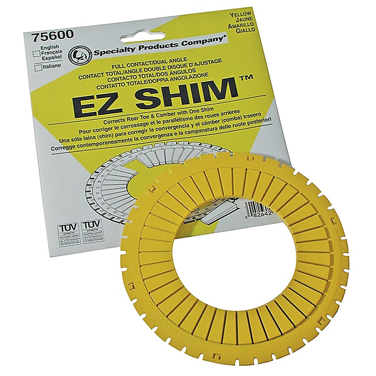 SPC - 75600 - Dual Angle Shim (yellow)