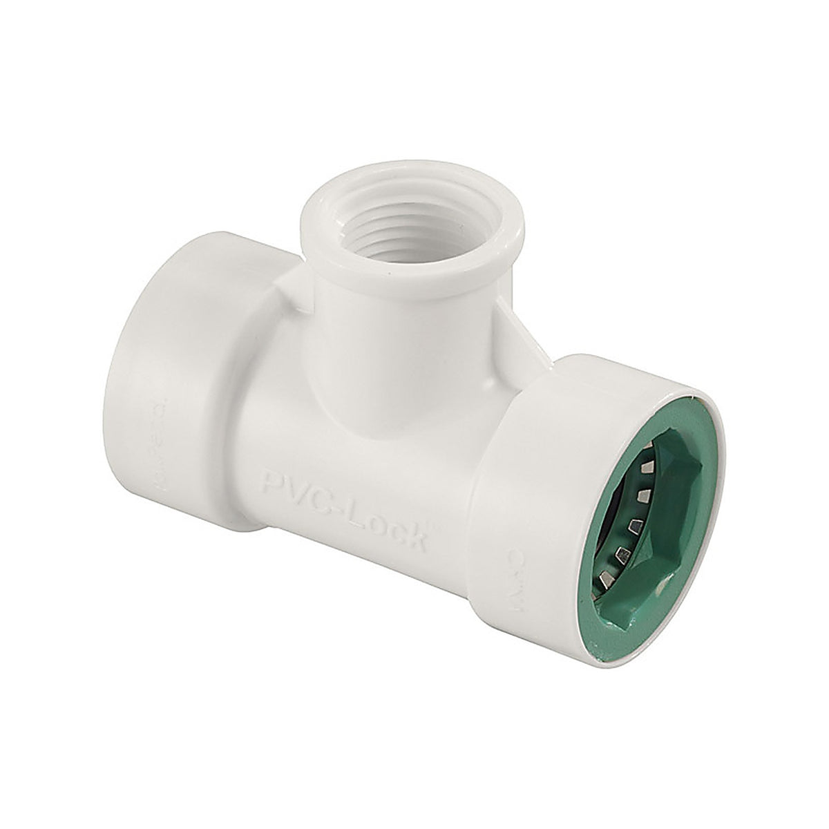 Orbit - 33772 - PVC-Lock 1/2 in. Push x 1/2 in. Dia. FPT Plastic Tee Connector
