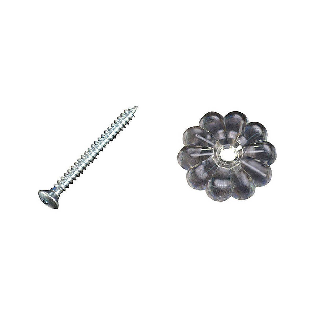 US Hardware - D-140B - RV Rosette Button - 24/Pack
