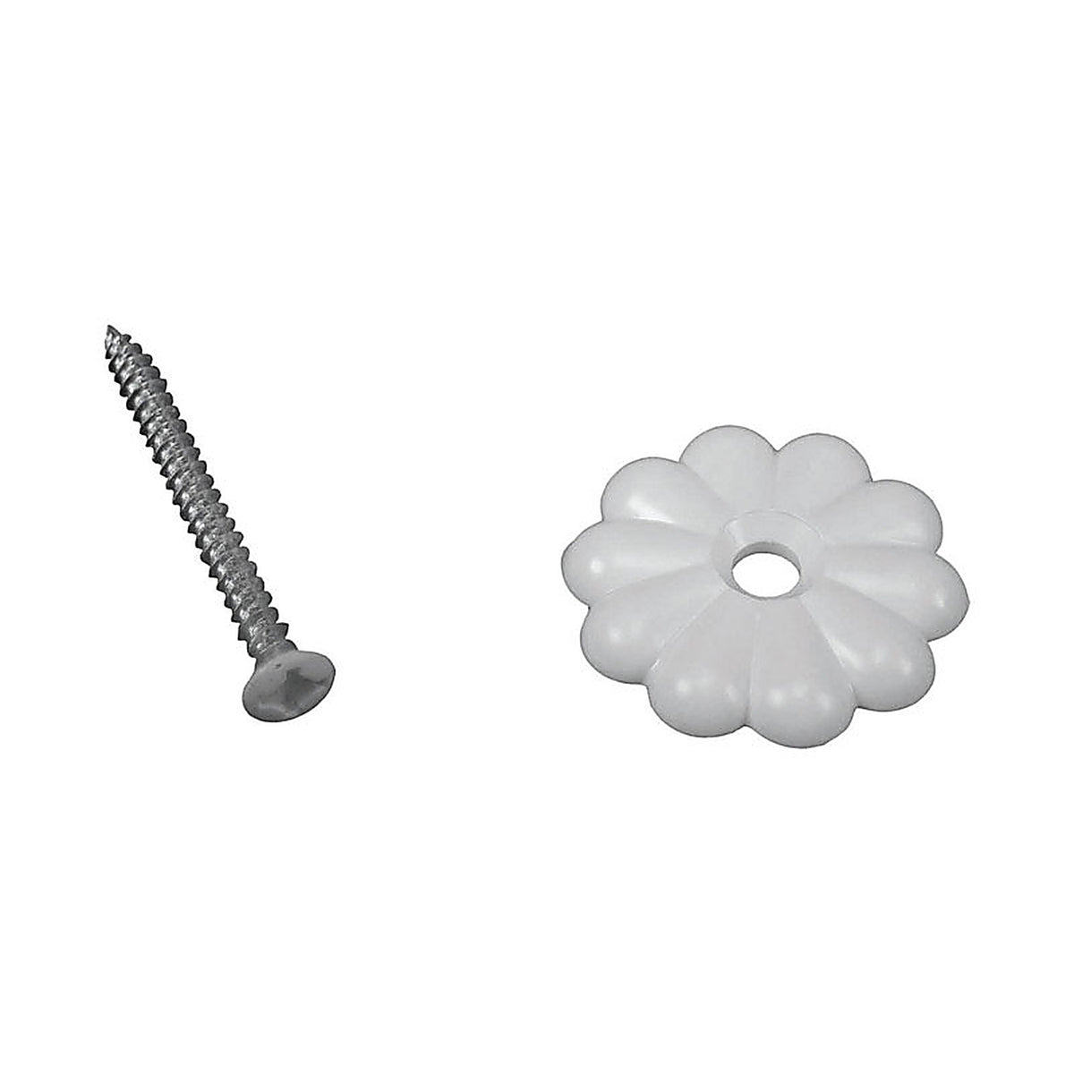 US Hardware - D-138B - RV Rosette Button - 24/Pack