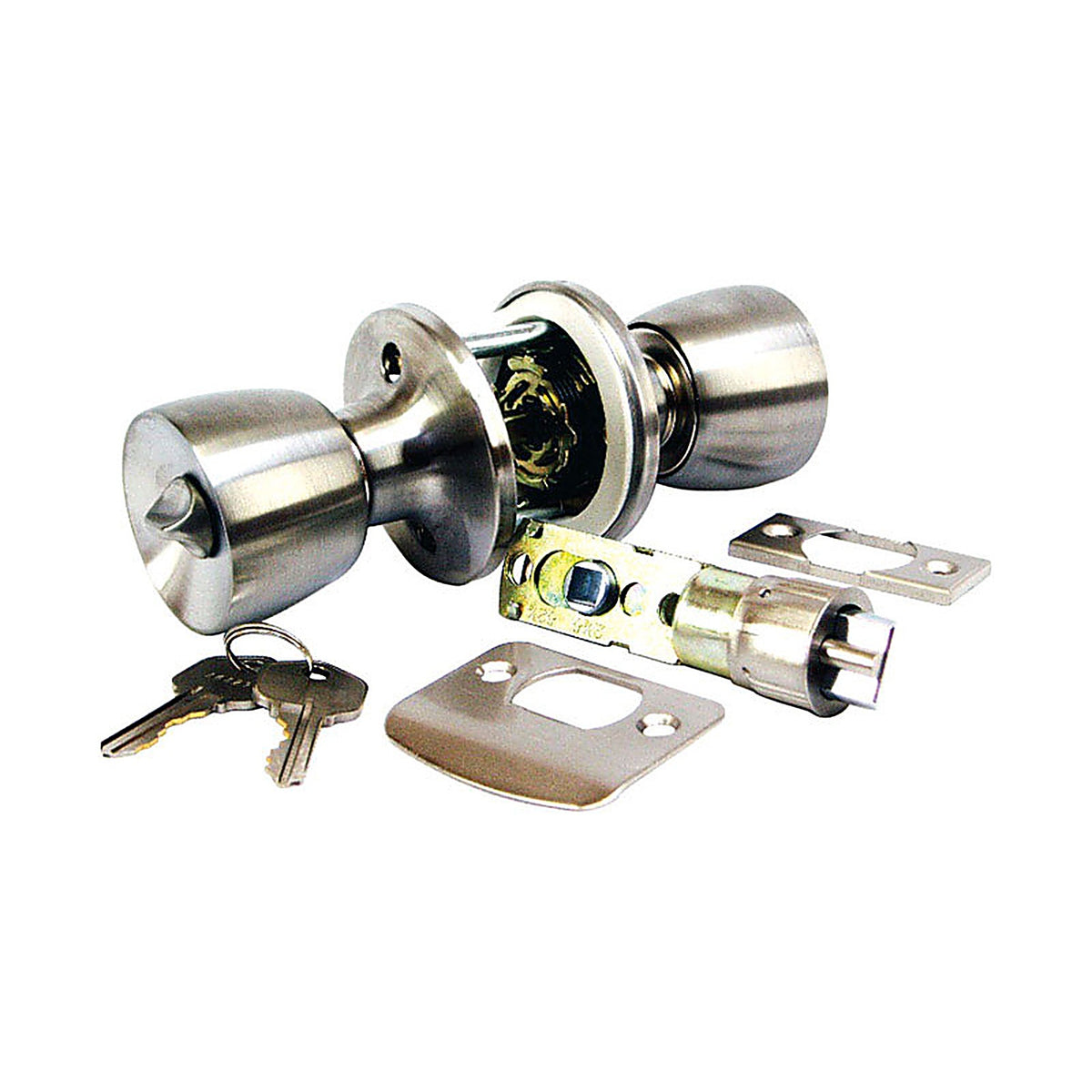 US Hardware - D-090B - Mobile Home Entrance Lock - 1/Pack