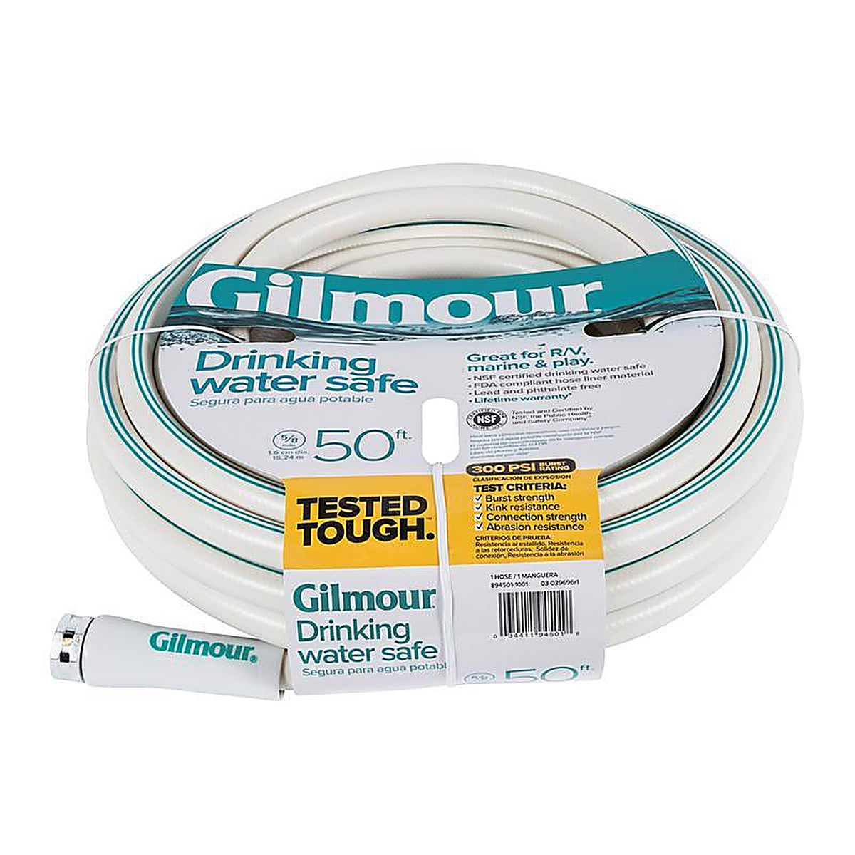 Gilmour - 1066004 - 5/8 in. D X 50 ft. L RV/Marine Hose