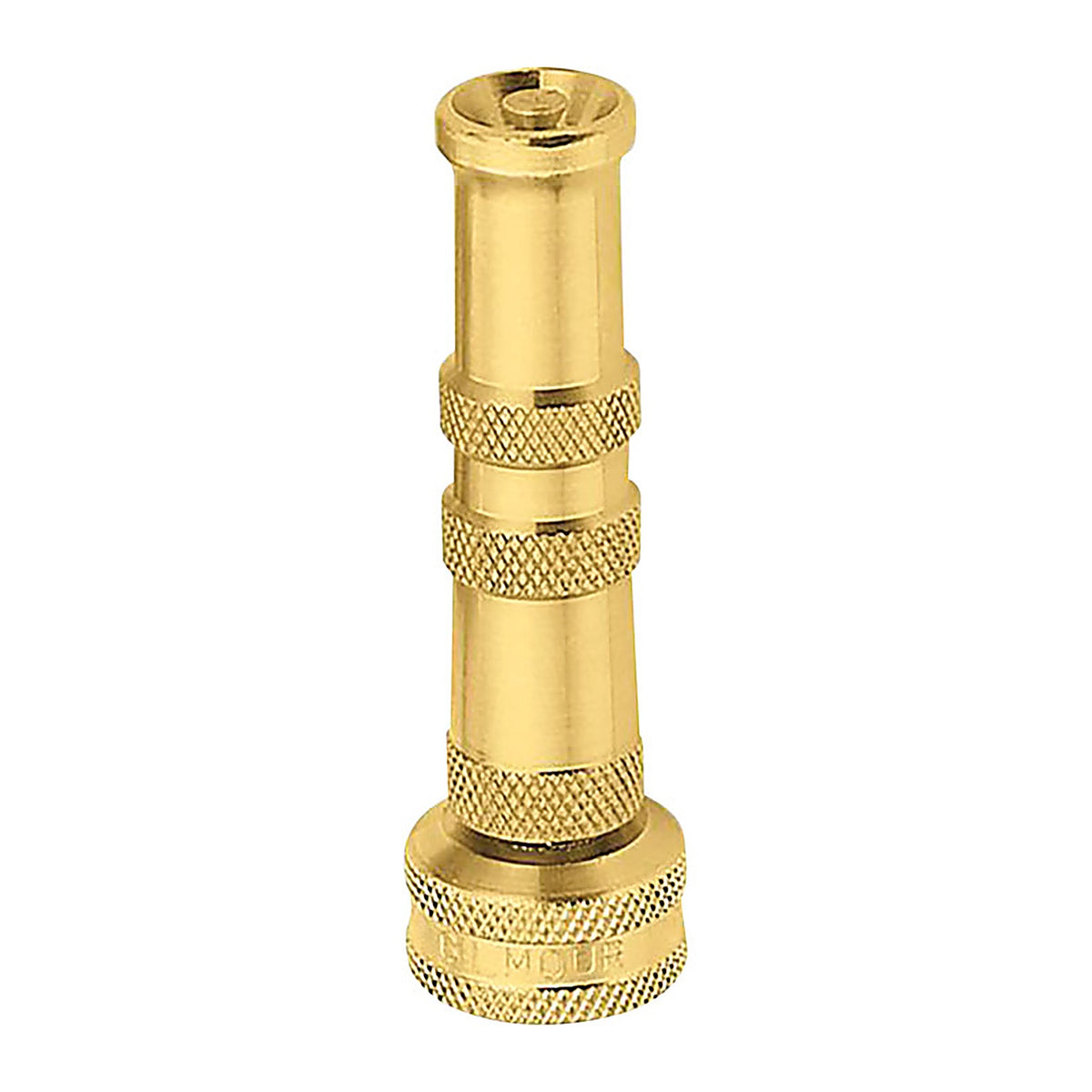 Gilmour - 852812-1001 - Adjustable Twist Brass Heavy-Duty Hose Nozzle
