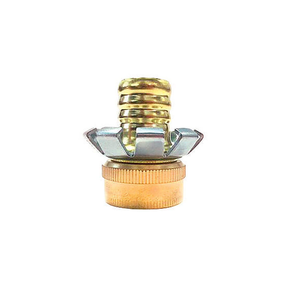 GIlmour - 803404-1001 - Gilmour 3/4 in. Brass Threaded Female Clinch Coupling