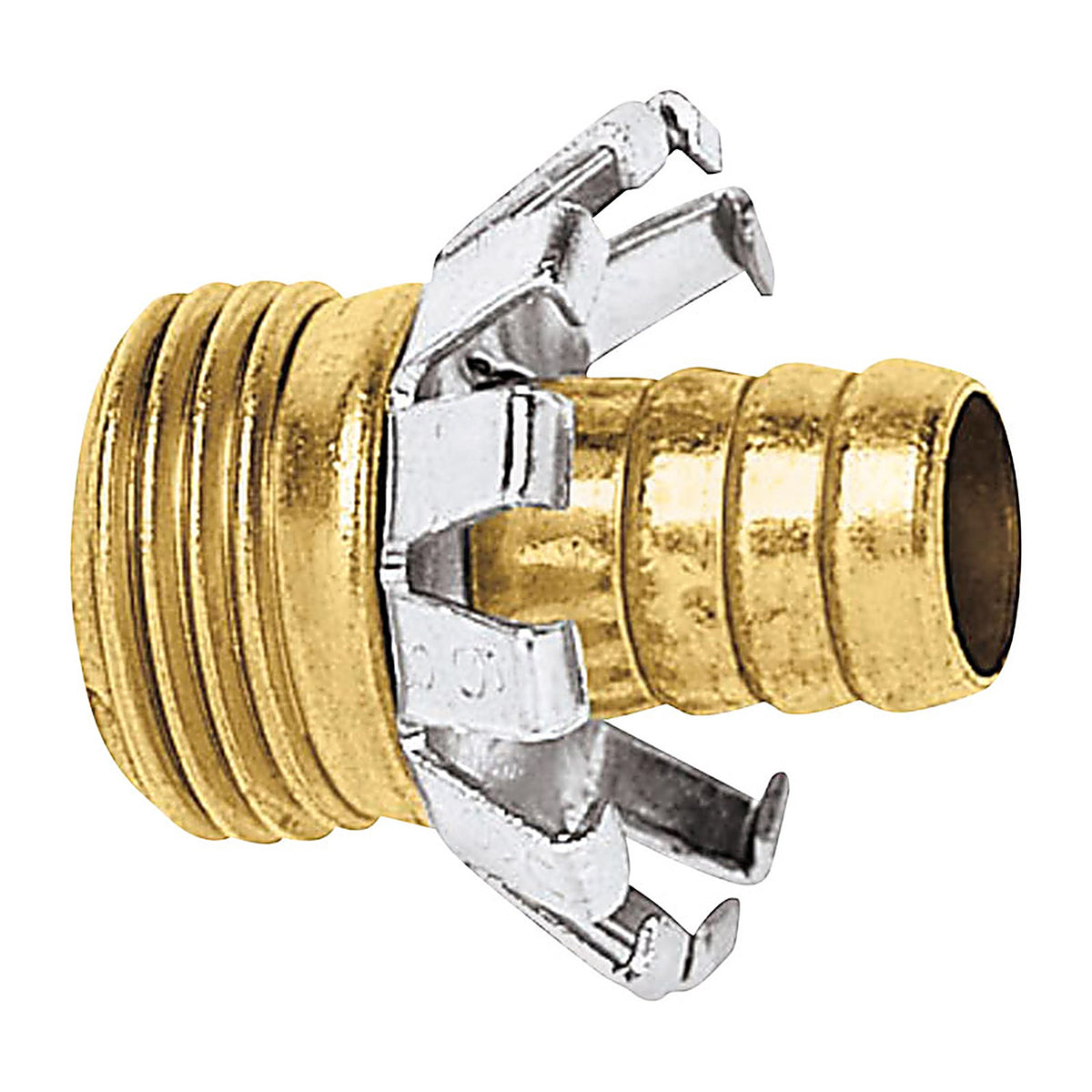 Gilmour - 801224-1001 - 1/2 in. Brass Threaded Male Clinch Coupling