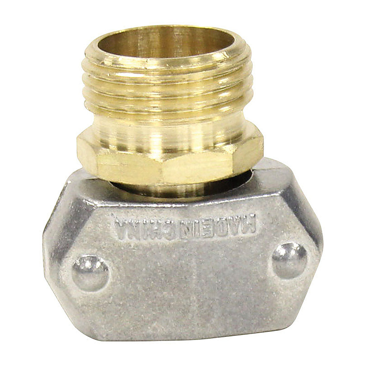 Gilmour - 801324-1001 - 5/8 & 3/4 in. Brass/Zinc Threaded Male Clamp Coupling