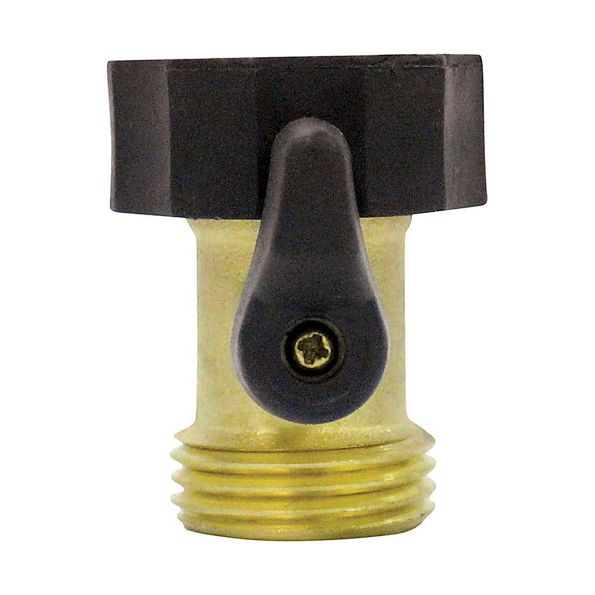 GIlmour - 803004-1001 - Gilmour 5/8 in. Brass Threaded Male Hose Shut-off Valve