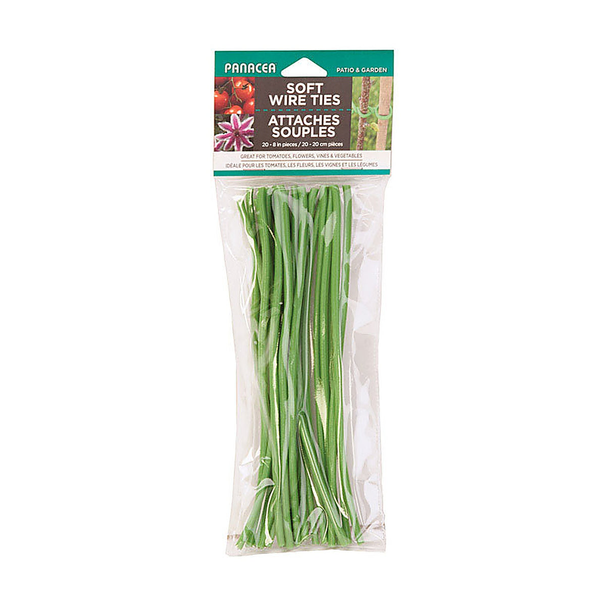 Panacea - 86841A - Green Coated Wire Ties