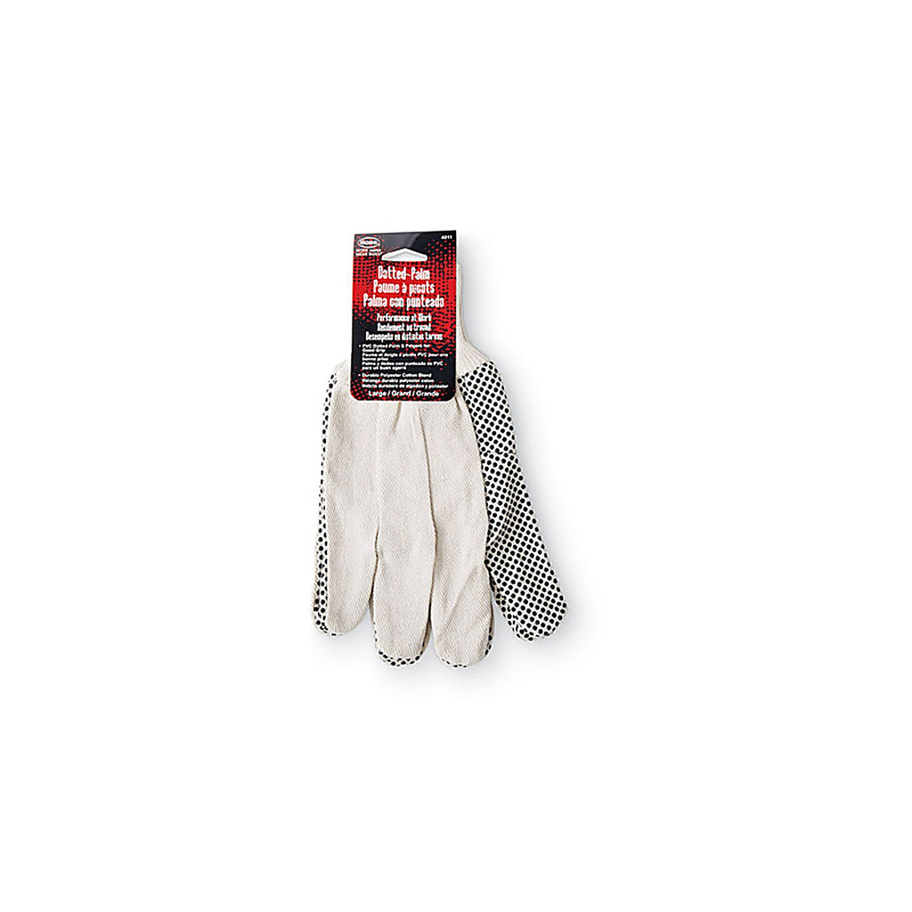 Boss - 4011 - Men's Indoor/Outdoor Dotted Work Gloves White L 1 pair