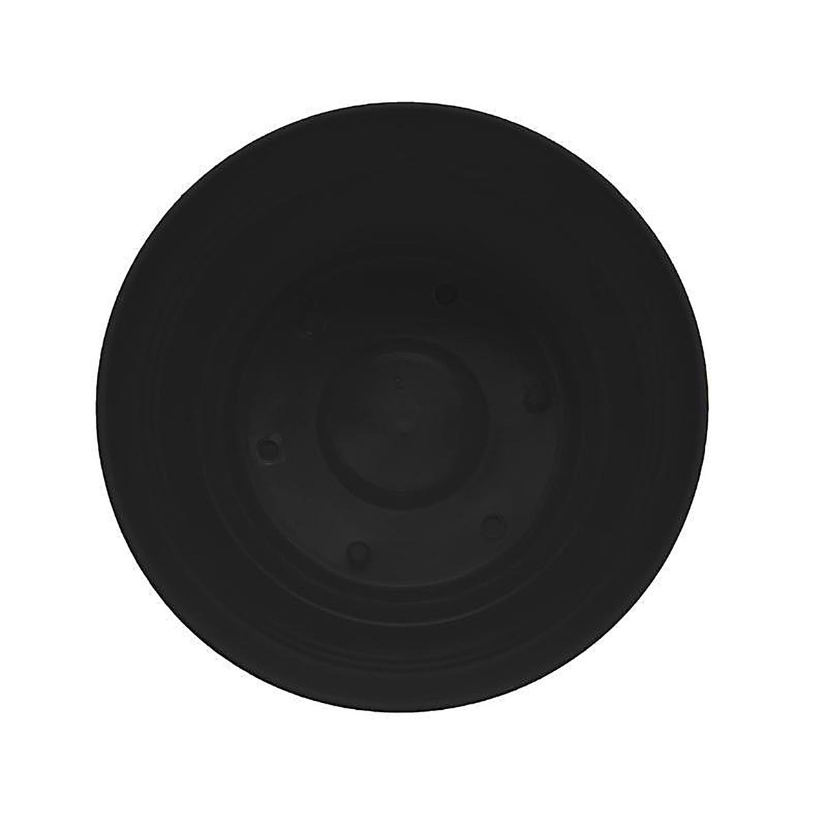 Bloem - SP1000 - 8.5 in. H Plastic Saturn Flower Pot Black