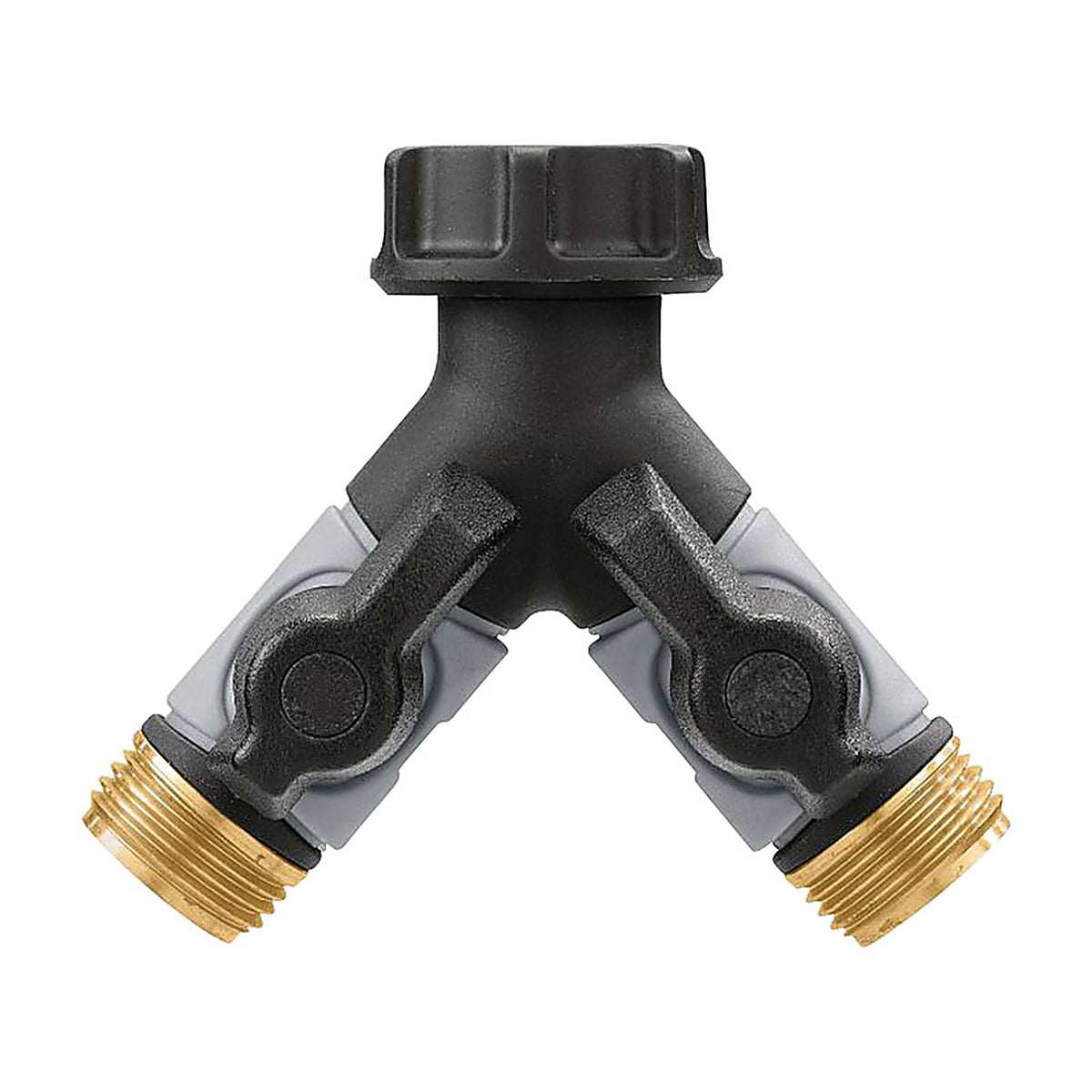 Orbit - 56389 - Pro Flo 3/4 in. Metal Threaded Female/Male Y-Hose Connector with Shut Offs