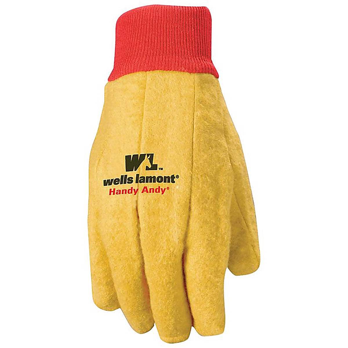Wells Lamont - 300 - Men's Indoor/Outdoor Cotton/Polyester Chore Gloves Yellow One Size Fits All 1 pair