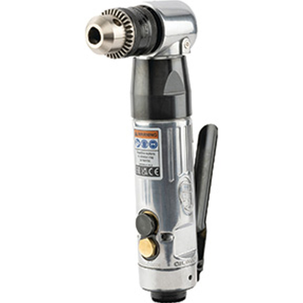 Ingersoll Rand - 7807R-A - 3/8IN Keyed Chuck, Right Angle Reversible Air Drill, 1800 RPM, 0.33 HP
