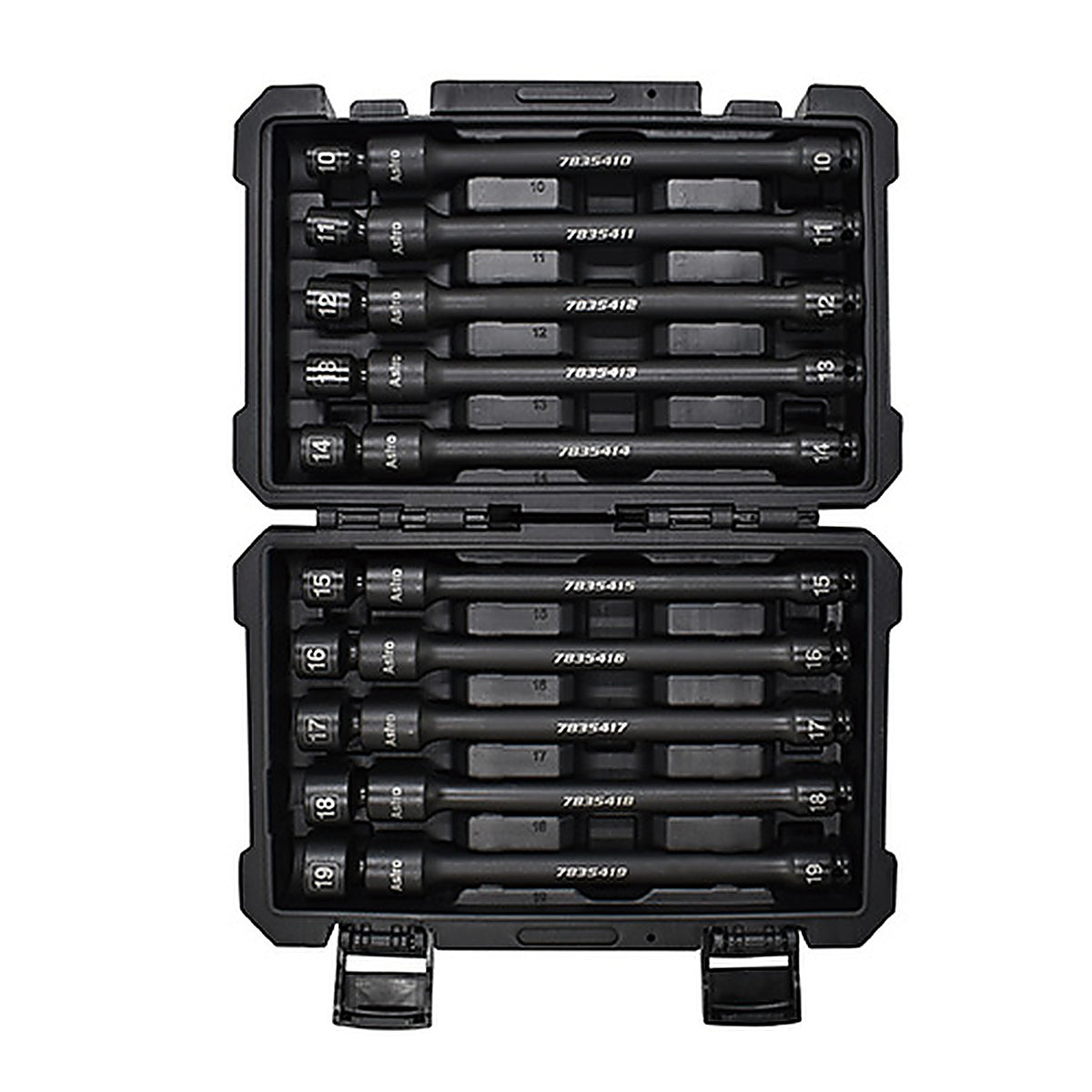 Astro Pneumatic - 78354 - 10Pc 3/8 Drive Pinless Universal Torque-Saver Impact Extension Socket Set - Metric