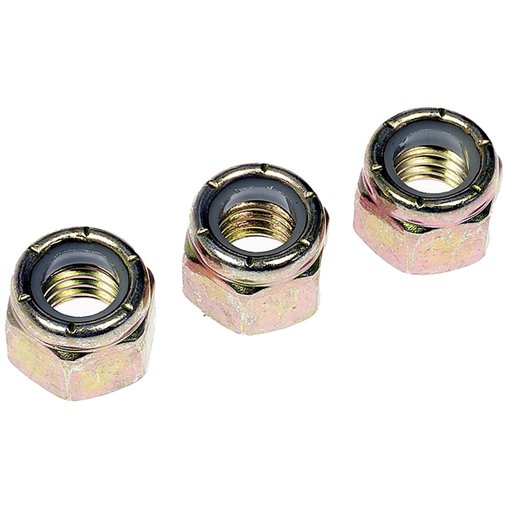 Dorman - 784-758 - HEX Lock Nuts with Nylon Ring-Grade 2-Thread Size3/8-16 in., Height29/64 in