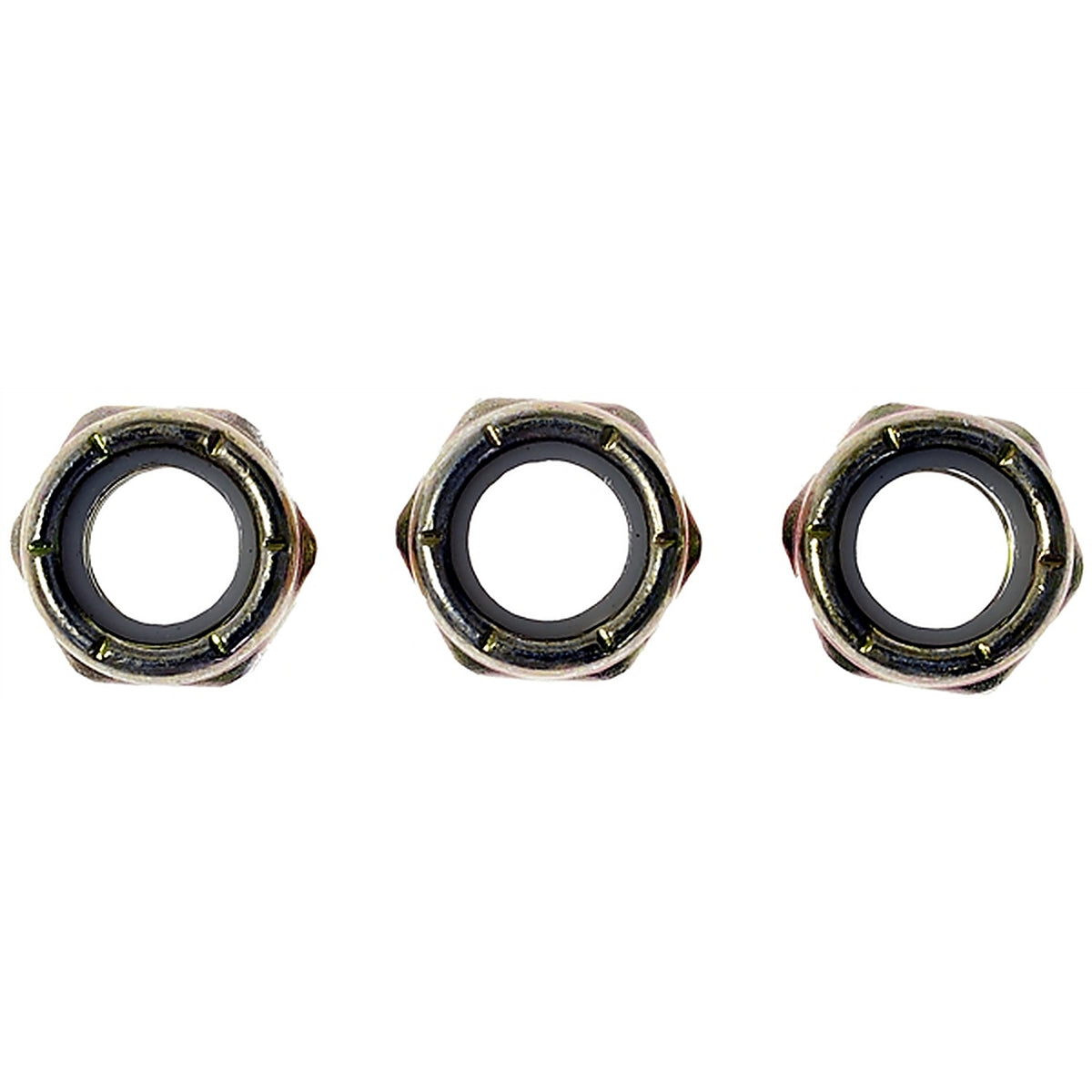 Dorman - 784-758 - HEX Lock Nuts with Nylon Ring-Grade 2-Thread Size3/8-16 in., Height29/64 in