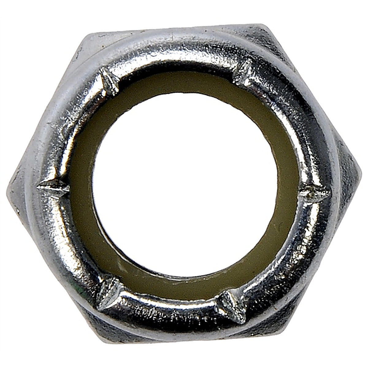 Dorman - 784-760 - HEX Lock Nuts with Nylon Ring-Grade 2-Thread Size7/16-14 in., Height29/64 in