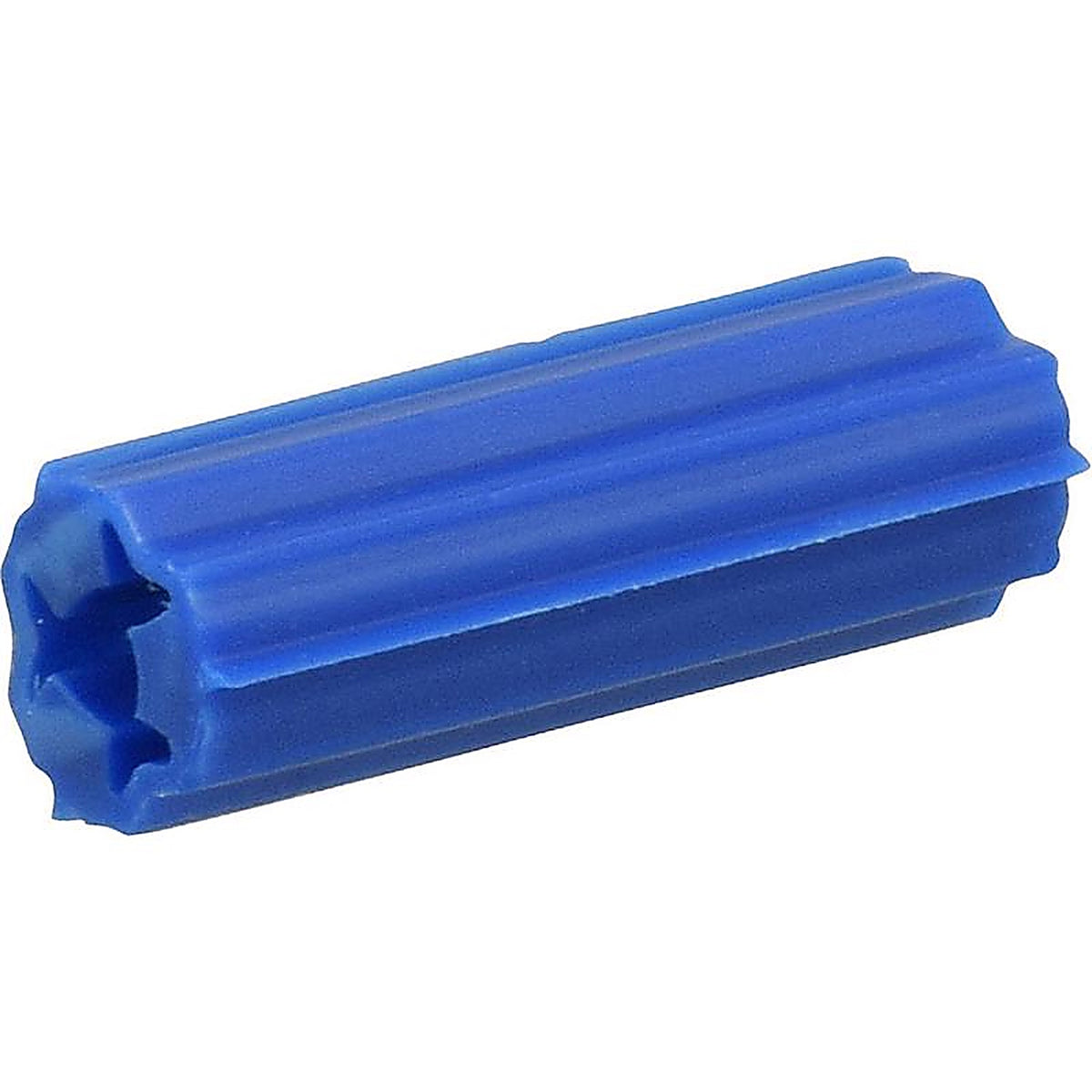 Hillman - 370729 - .25 in. Dia. x 1 in. L Plastic Round Head Ribbed Anchor - 100/Pack