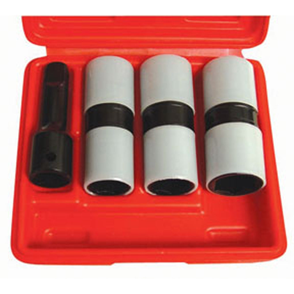 Astro Pneumatic - 78803 - 3 pc. 1/2 in Drive Thin Wall Flip Impact Socket Set with Protective Sleeve