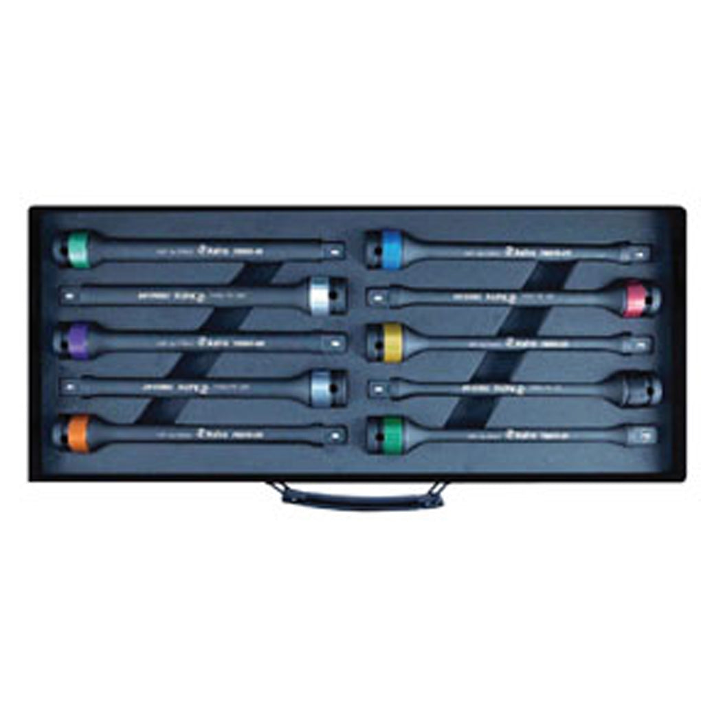 Astro Pneumatic - 78810 - 10 Pc. 1/2 in Drive Torque Limiting Aluminum Extension Set