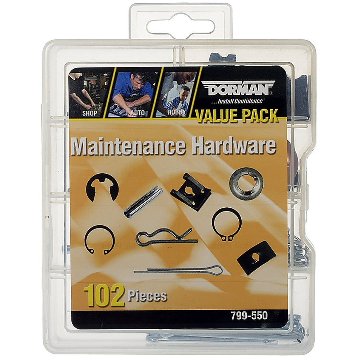 Dorman - 799-550 - Maintenance Hardware Value Pack- 7 Skus- 102 Pieces