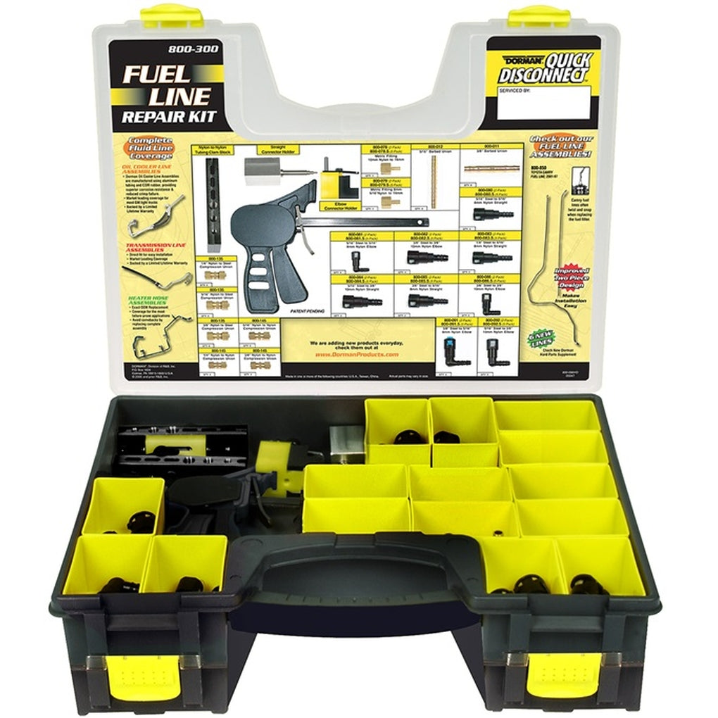 Dorman|800-300|Nylon Fuel Line Repair Kit - Contains 104 Pieces