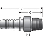 Gates - 80009 - Hydraulic Coupling / Adapter