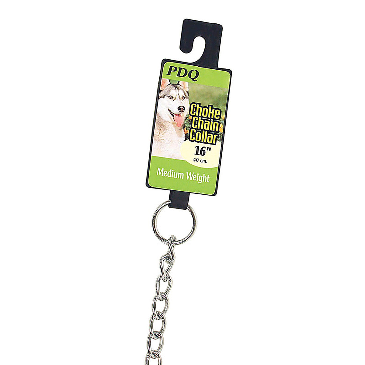 Boss Pet - 12916 - Silver Steel Dog Choke Chain Collar Medium