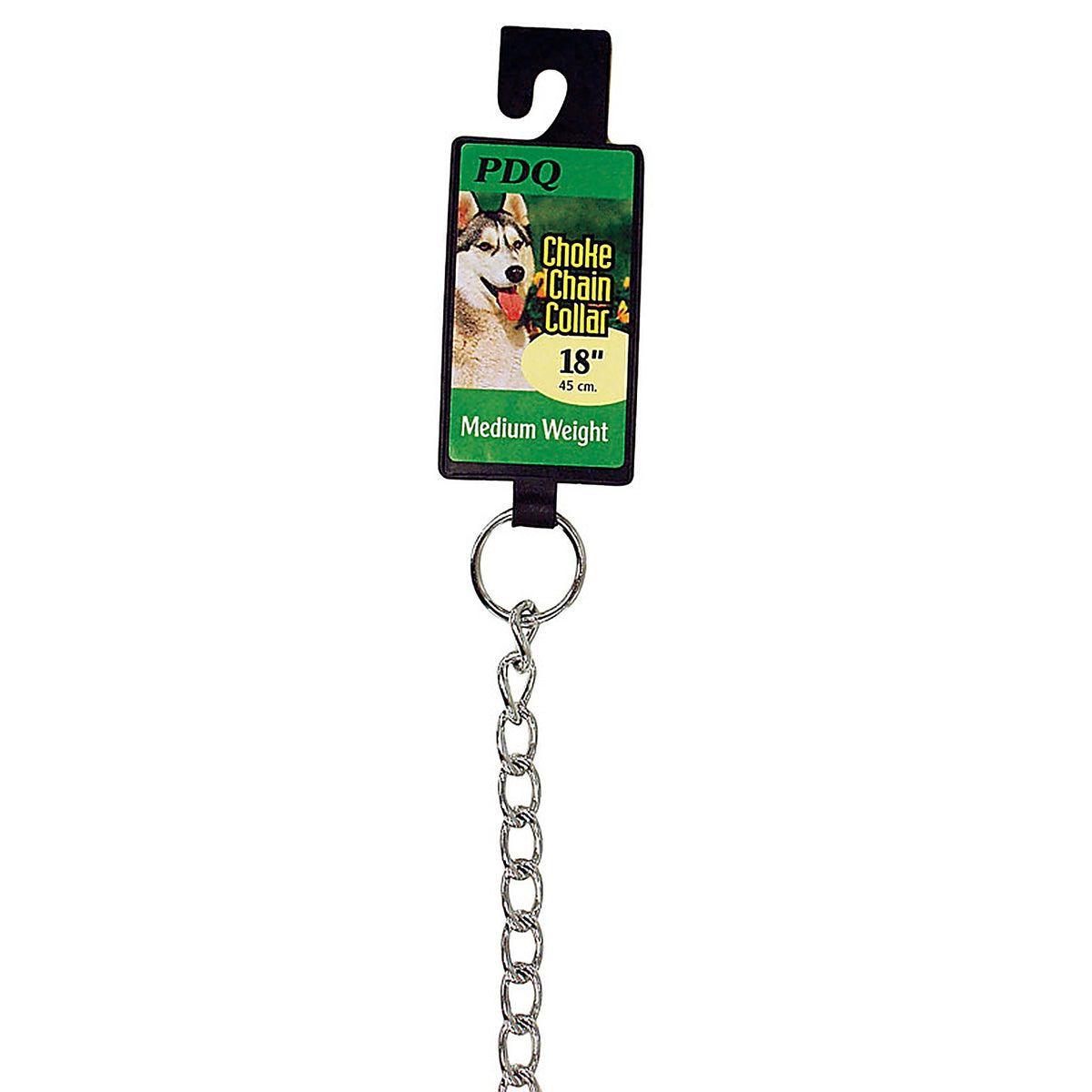 Boss Pet - 12918 - Silver Steel Dog Choke Chain Collar Medium/Large