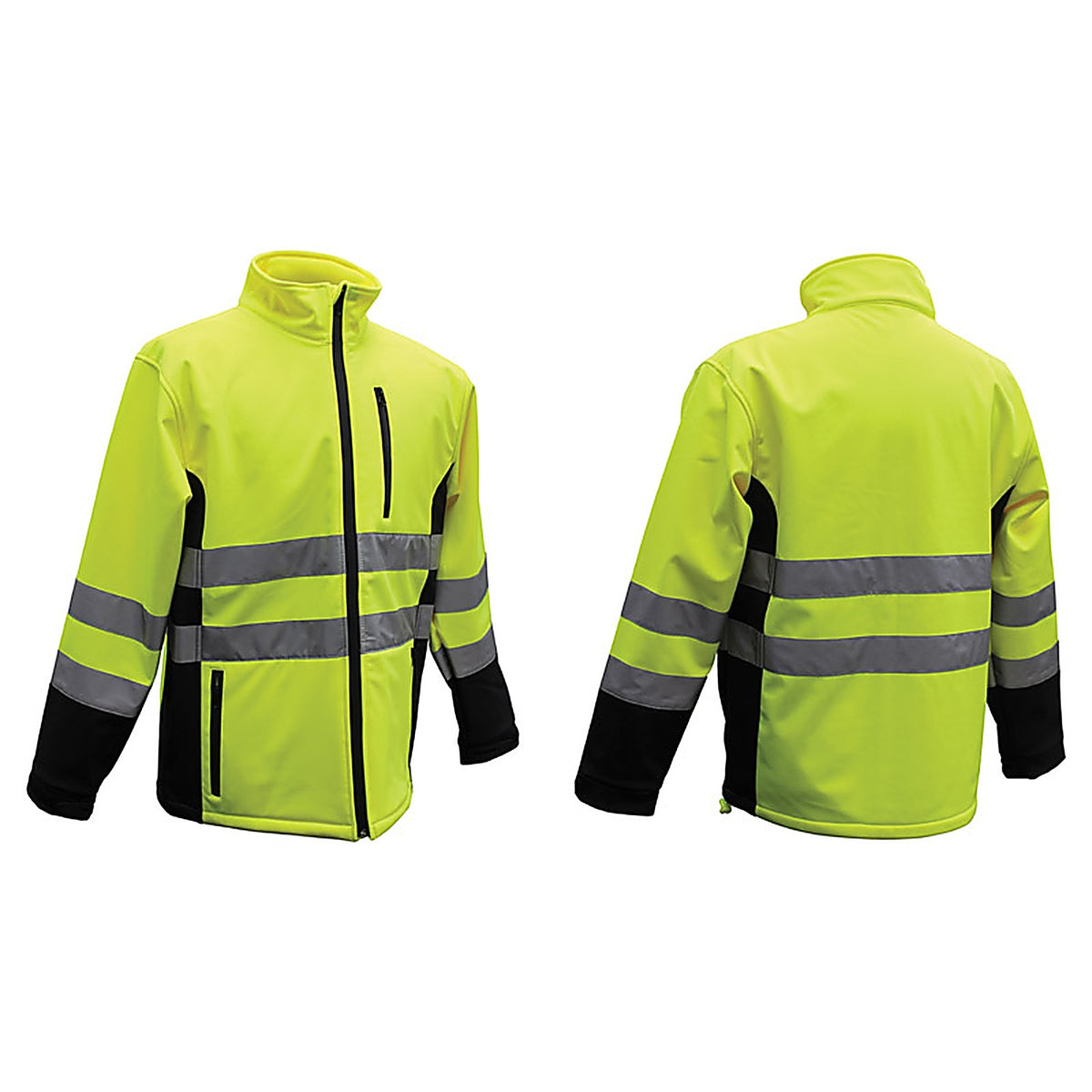 Boss - 3SS70002X - Hi-Vis Yellow Polyester Rain Jacket XXL