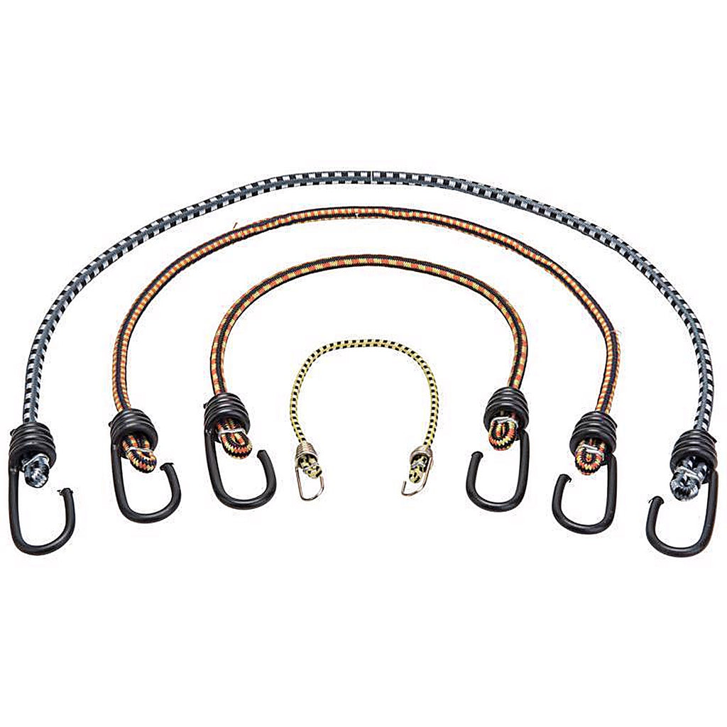 Keeper - 6306 - Assorted Bungee Cord Set 18 in. L x 0.315 in. - 6/Pack