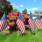 Valley Forge - USE8D - American Stick Flag 8 in. H X 12 in. W