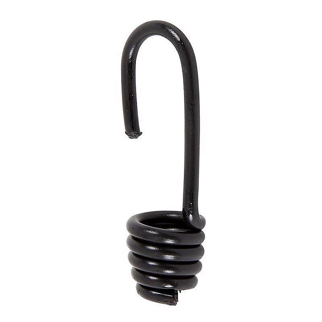 Keeper - 6453 - Black Bungee Cord Hooks 1/4 to 5/16 in. - 4/Pack