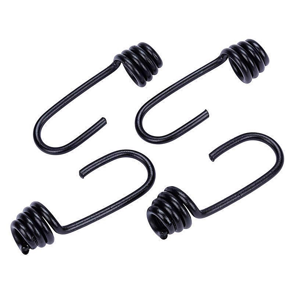 Keeper - 6453 - Black Bungee Cord Hooks 1/4 to 5/16 in. - 4/Pack