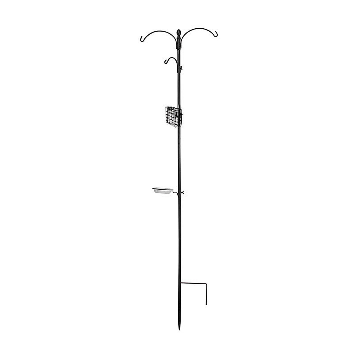 Panacea - 89143 - Birding Basics Wild Bird & Hummingbird 5 lb Steel Hanging Bird Feeder 3 ports