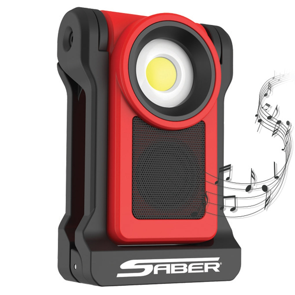 ATD - 80211 - 1000 Lumen Rechargeable Clamp Light With Speaker