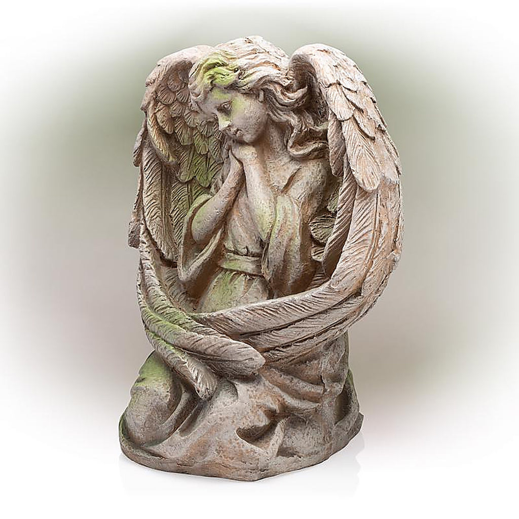 Alpine - QFC230 - Polyresin 19 in. Guardian Angel Statuary